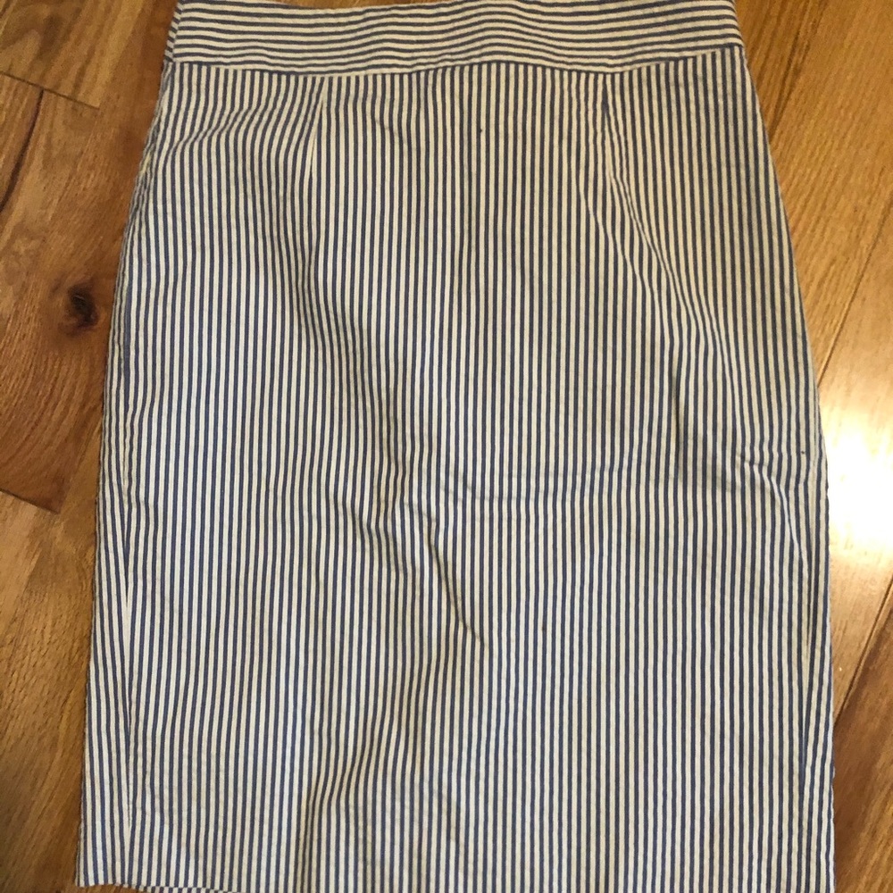 Banana Republic Gingham Pencil Skirt